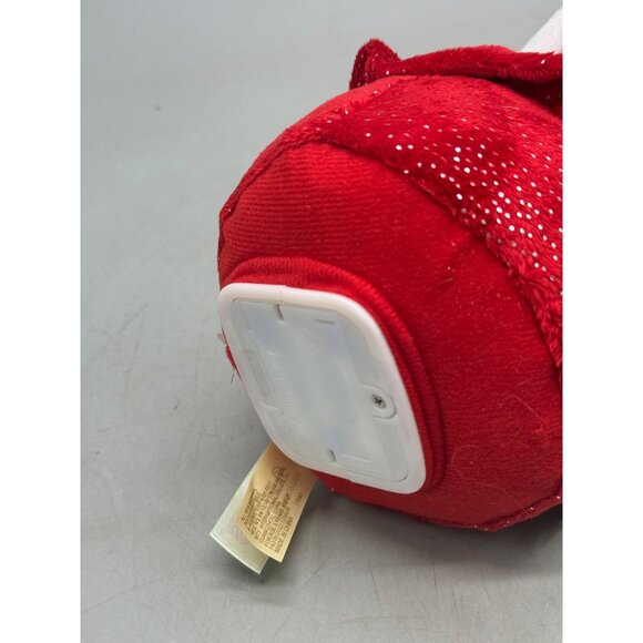 Peanuts Snoopy Christmas Light-Up Animated Plush With Antlers & Bow NWT READ - Picture 7 of 11